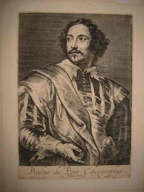 ANTHONY VAN DYCK Group of 5 etchings.